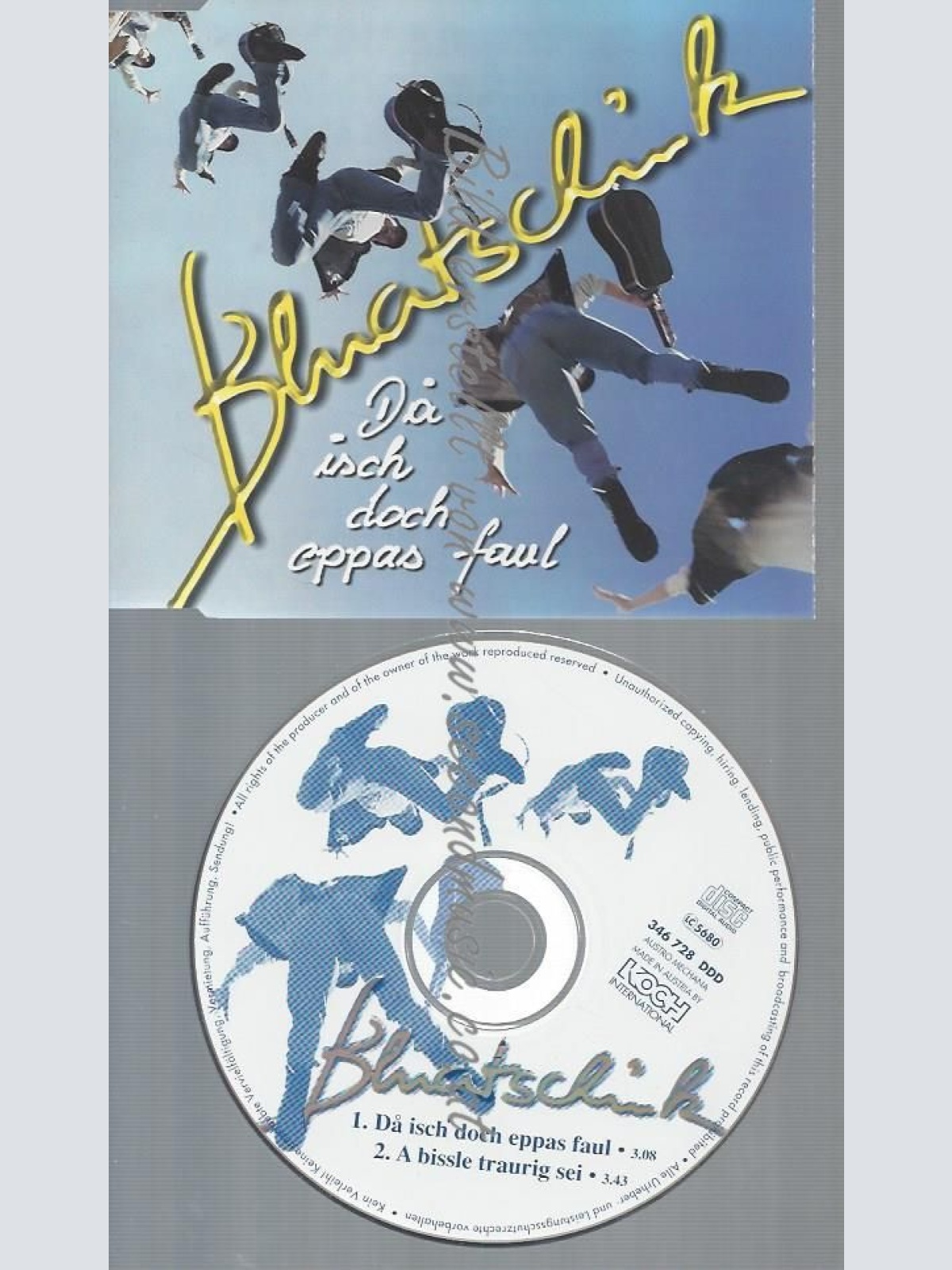 CD--BLUATSCHINK--DA ISCH DOCH EPPAS FAUL