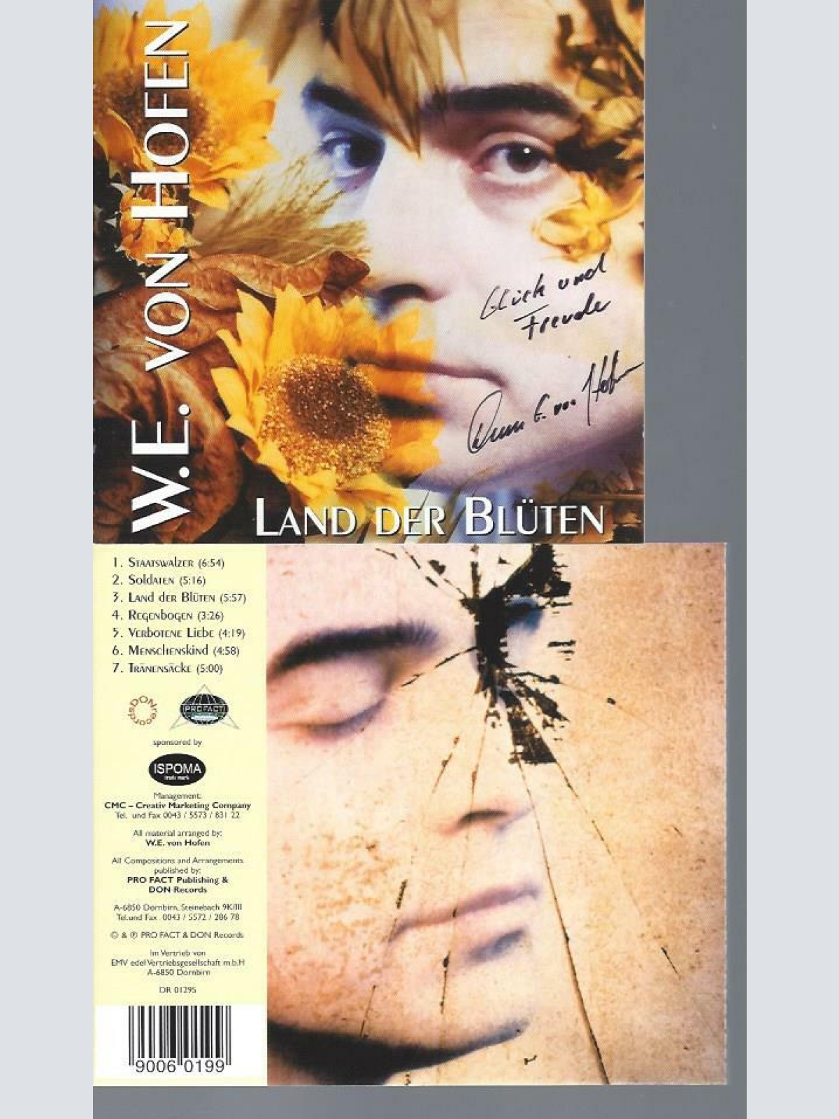 CD--W E VON HOFEN --LAND DER BLÜTEN