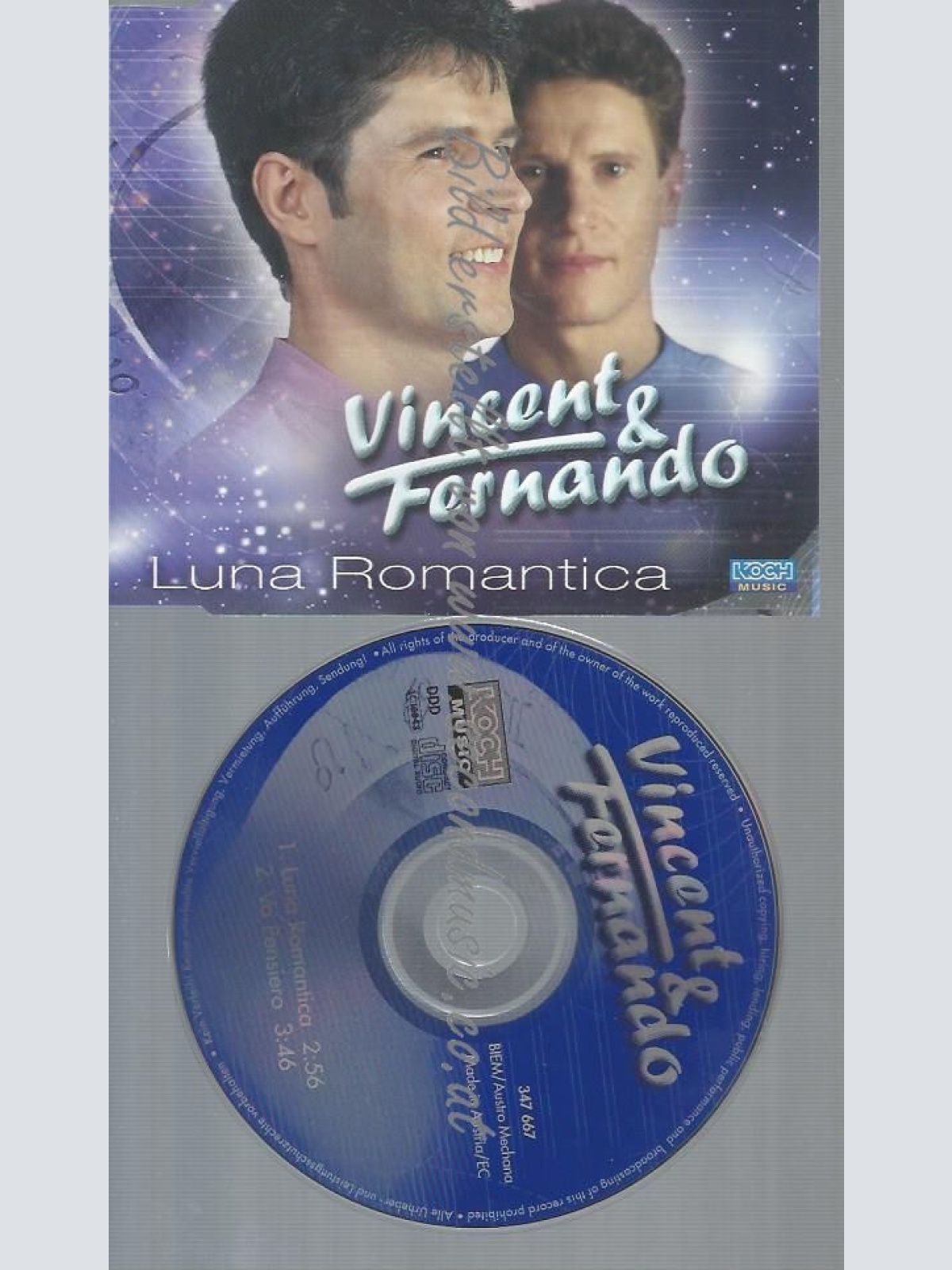 CD--VINCENT & FERNANDO--LUNA ROMANTICA