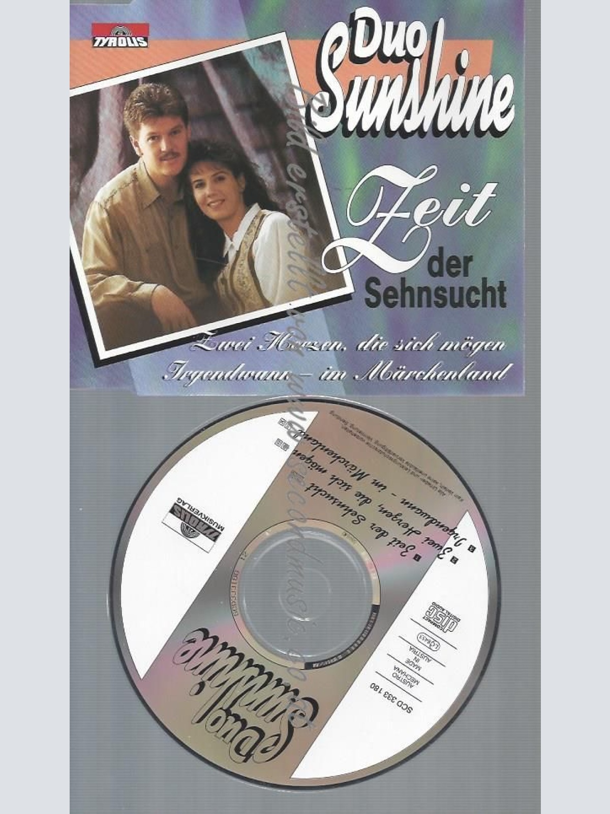 CD-- HERZEN../../ DUO SUNSHINE--ZEIT DER SEHNSUCHT