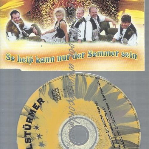 CD--GIPFELSTÜRMER--SO HEISS KANN NUR DER SOMMER SEIN -INCL. KARAOKE, -