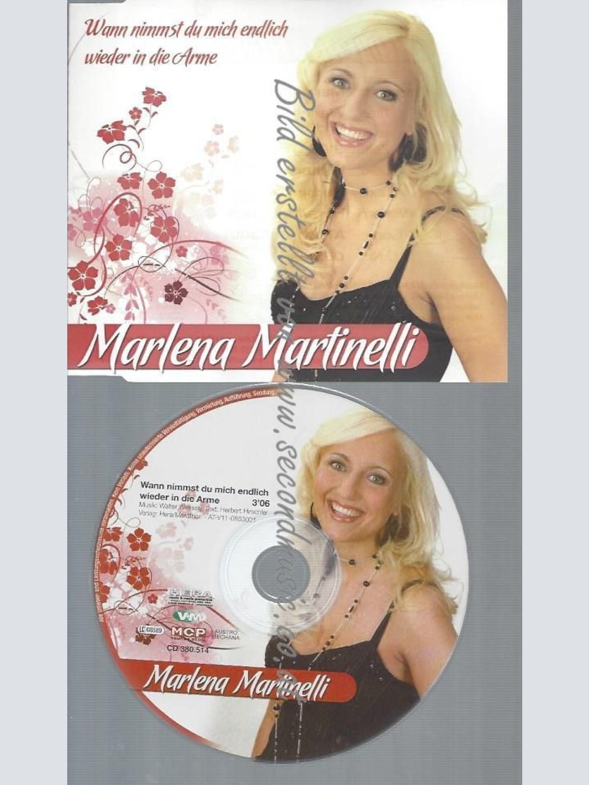 CD--MARLENA MARTINELLI--WANN NIMMST DU MICH ENDLICH WIEDER IN DIE ARME