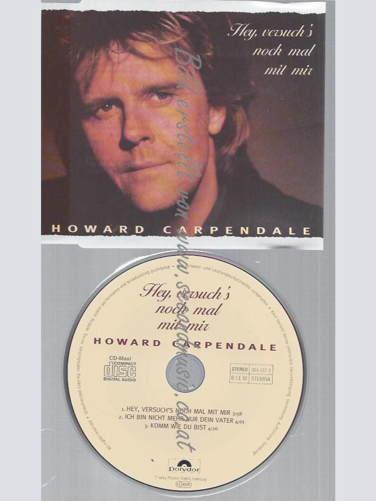 CD--HOWARD CARPENDALE--HEY, VERSUCH'S NOCH MAL MIT MIR
