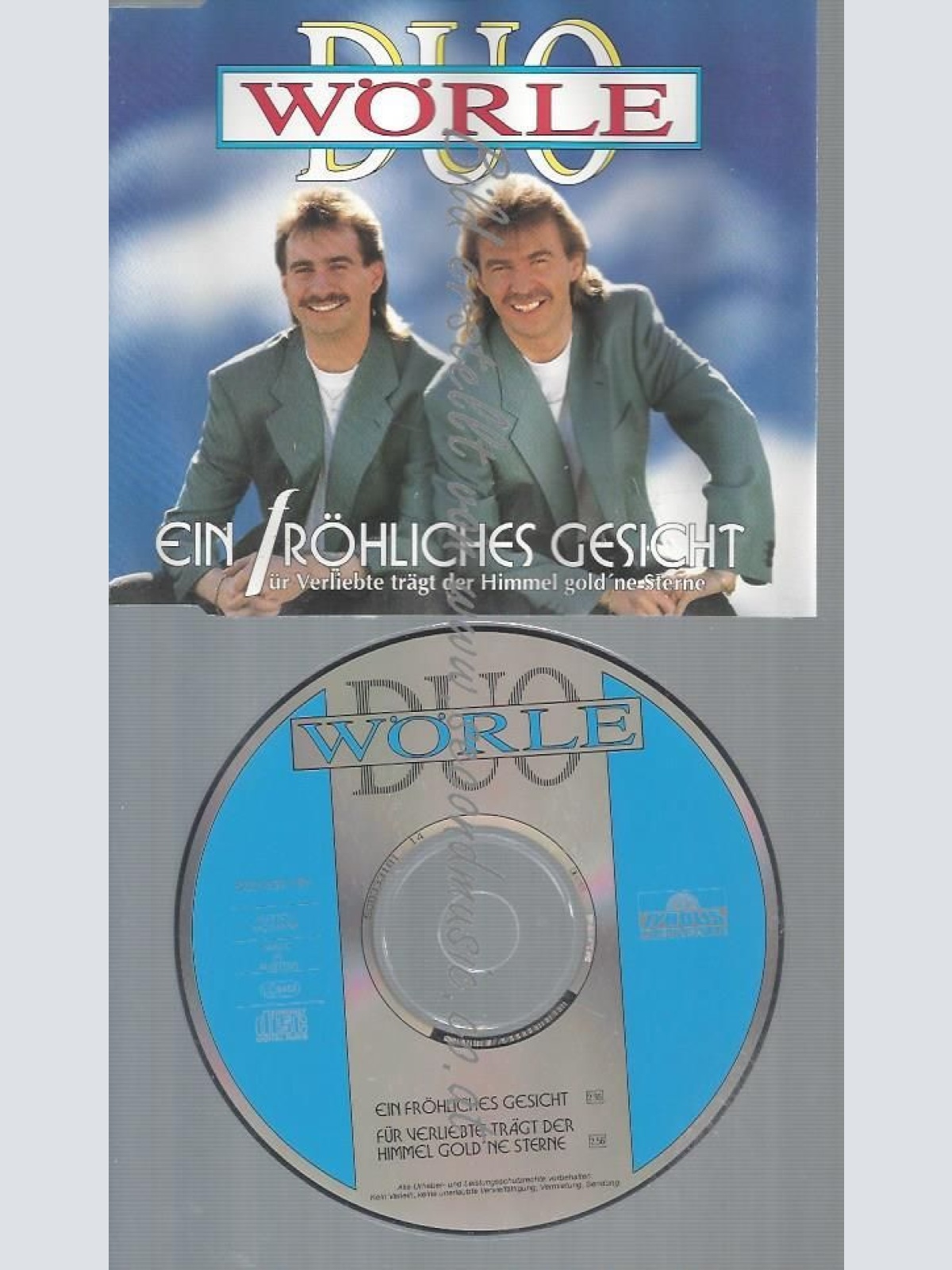 CD--ÜRVERLIEB.T/ DUO WÖRLE--EIN FRÖHLICHES GESICHT