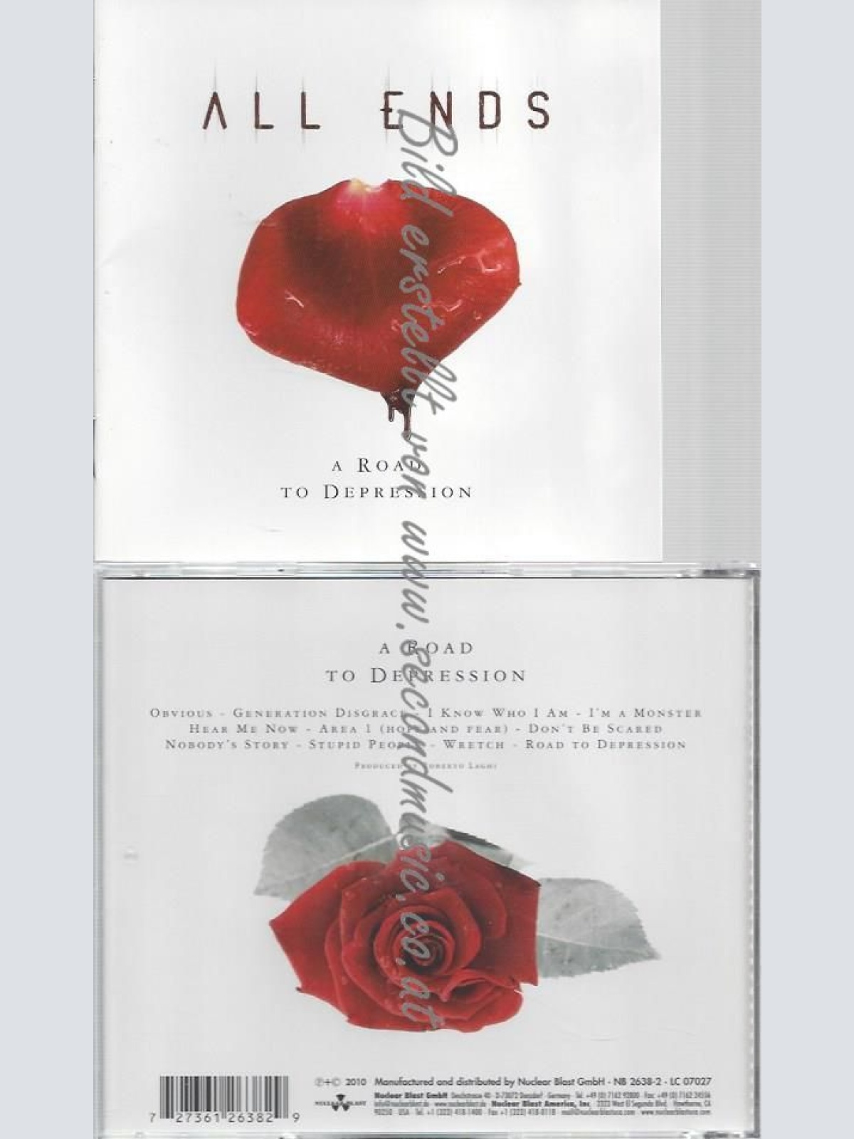 CD--ALL ENDS--A ROAD TO DEPRESSION