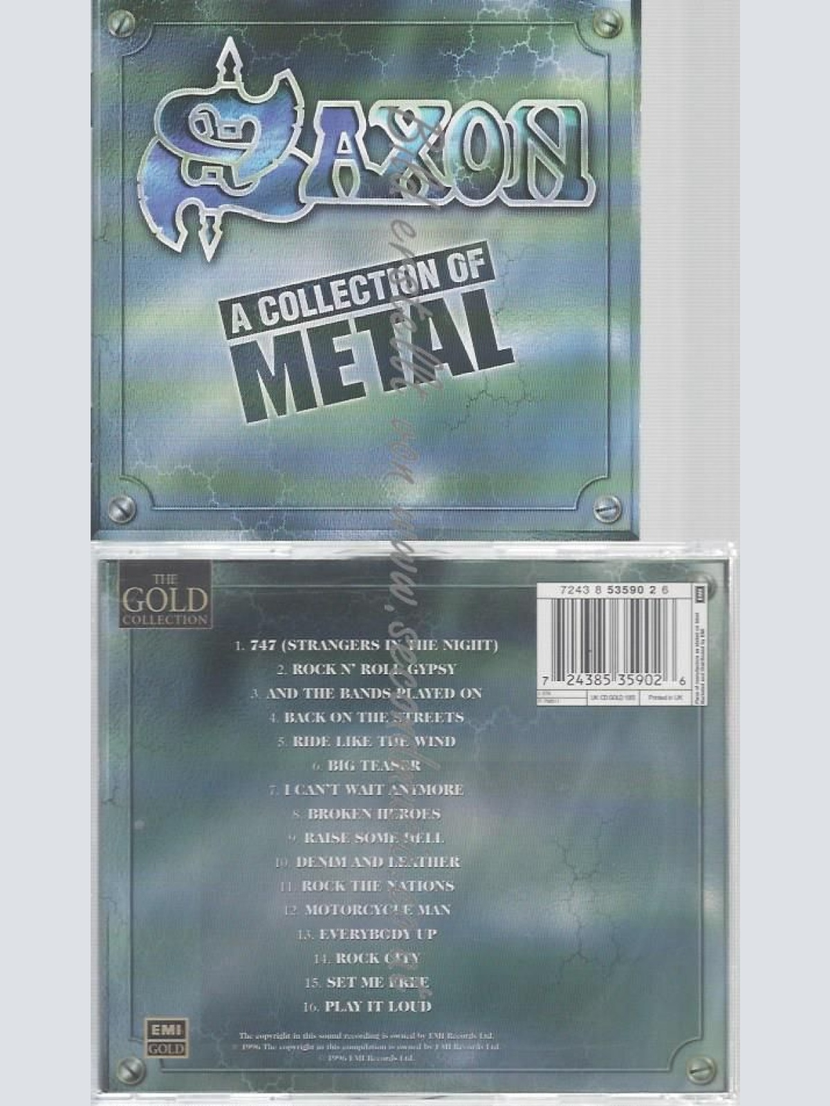 CD--SAXON--A COLLECTION OF METAL | IMPORT