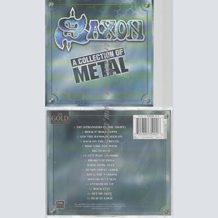 CD--SAXON--A COLLECTION OF METAL | IMPORT
