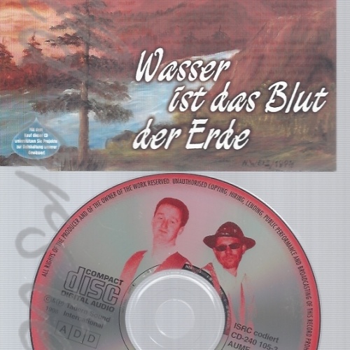 CD--ORIG VORALPEN DUO--WASSER IST DAS BLUT DER ERDE