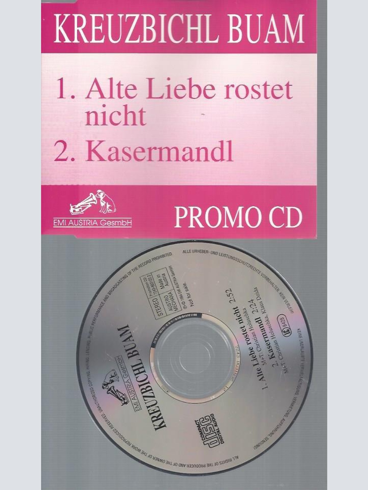 CD--KREUZBICHL BUAM ALTE LIEBE ROSTET NICHT // PROMO