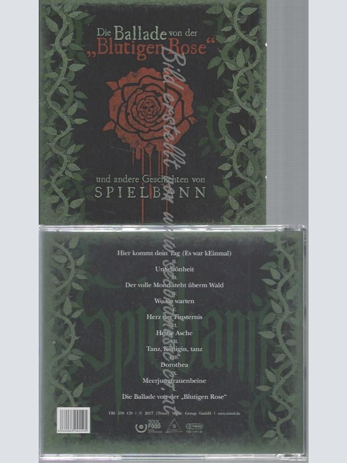 CD--DER BLUTIGEN ROSE VON  SPIELBANN--DIE BALLADE