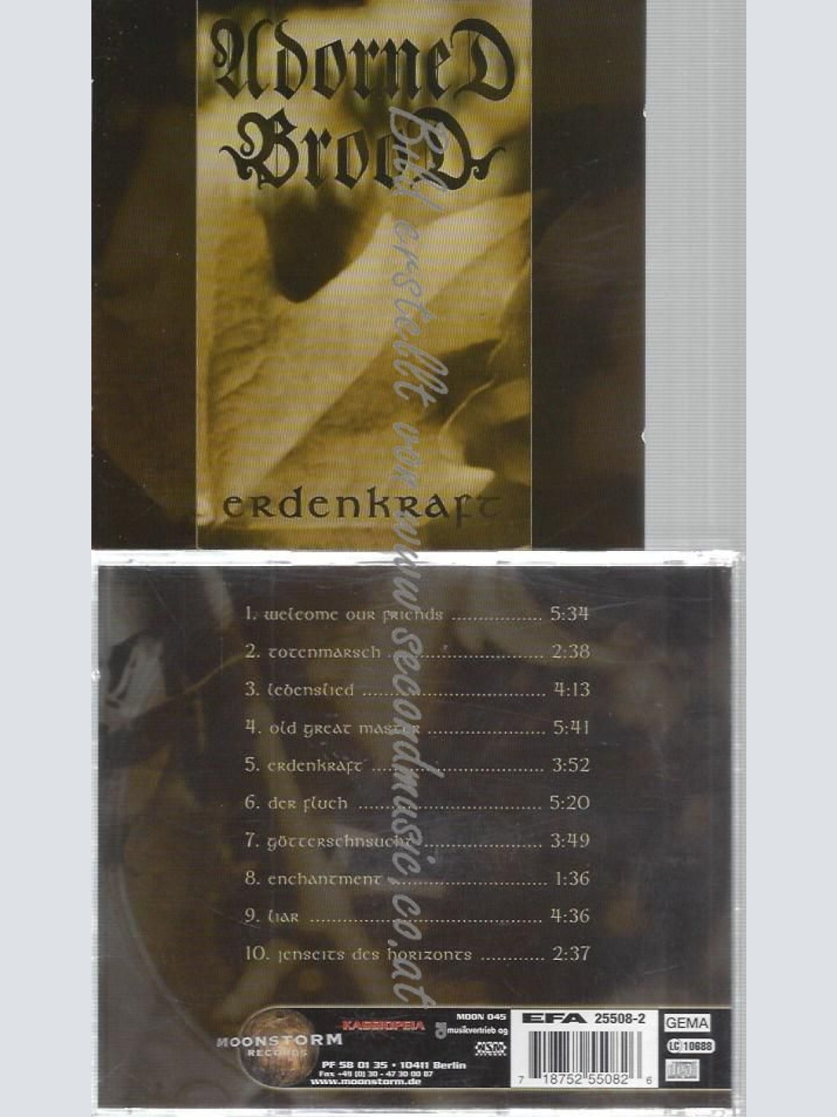 CD--ADORNED BROOD--ERDENKRAFT