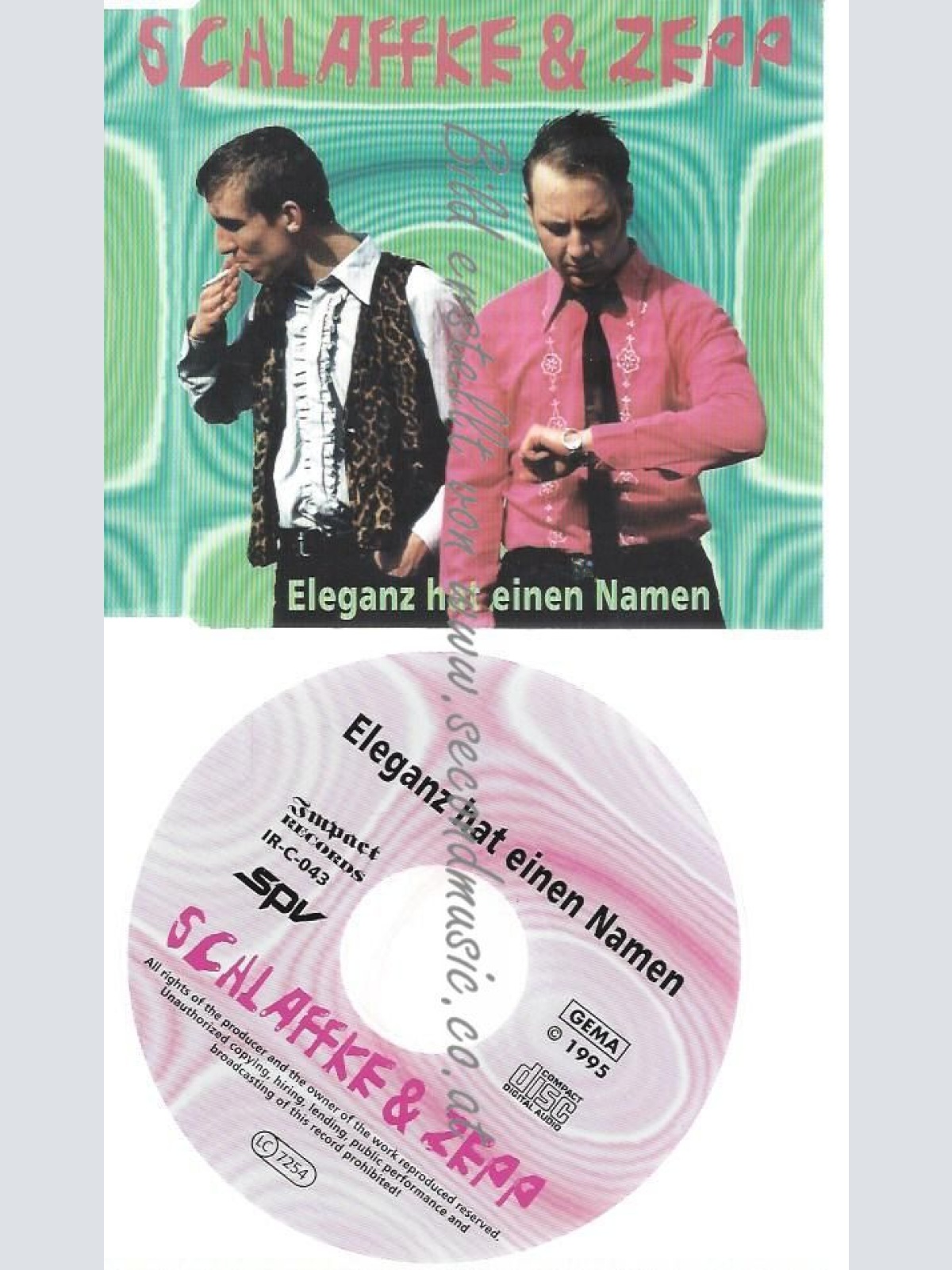 CD--SCHLAFFKE & ZEPP--ELEGANZ HAT EINEN NAMEN