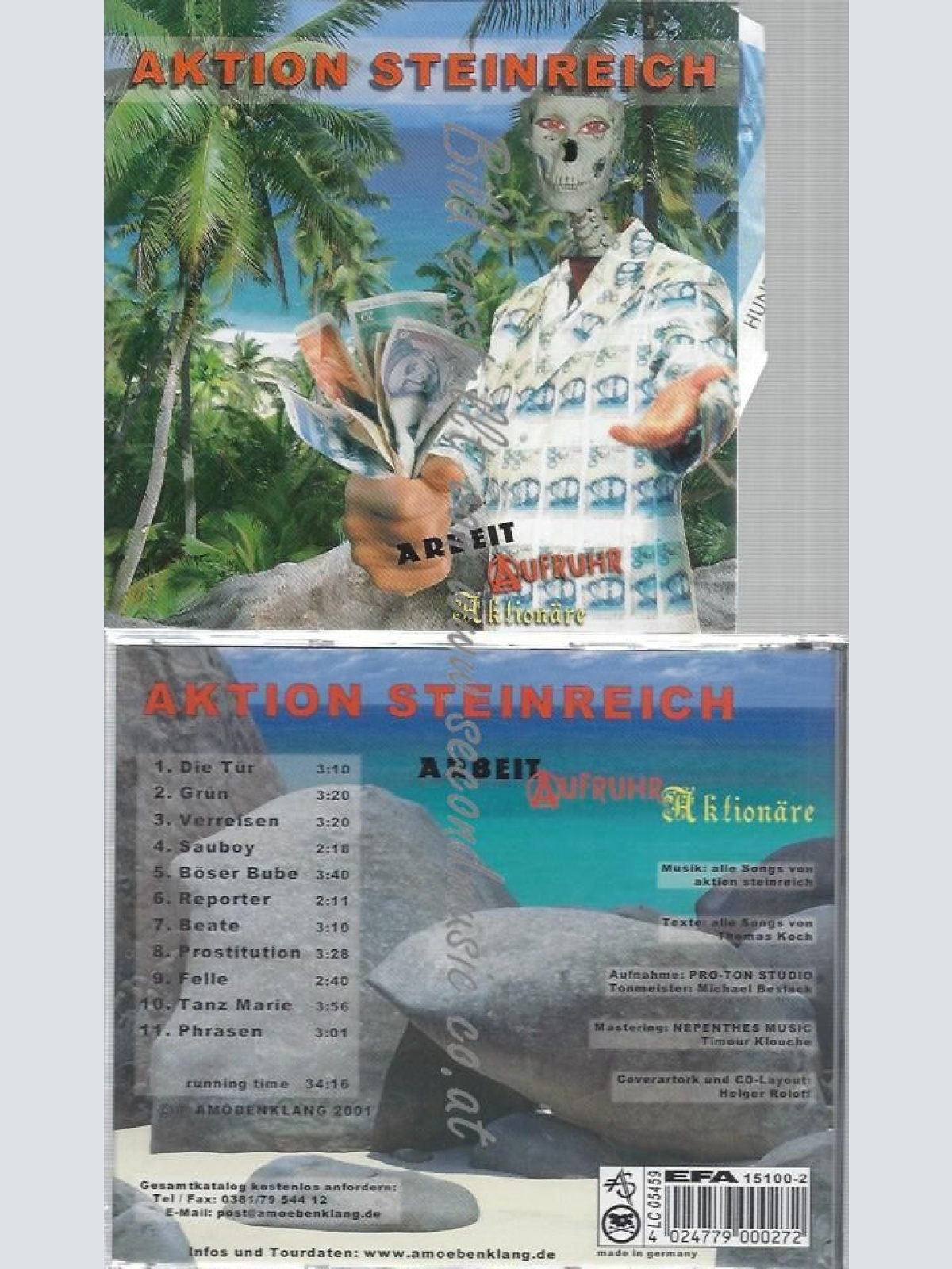 CD--AKTION STEINREICH--ARBEIT, AUFRUHR, AKTIONÄRE