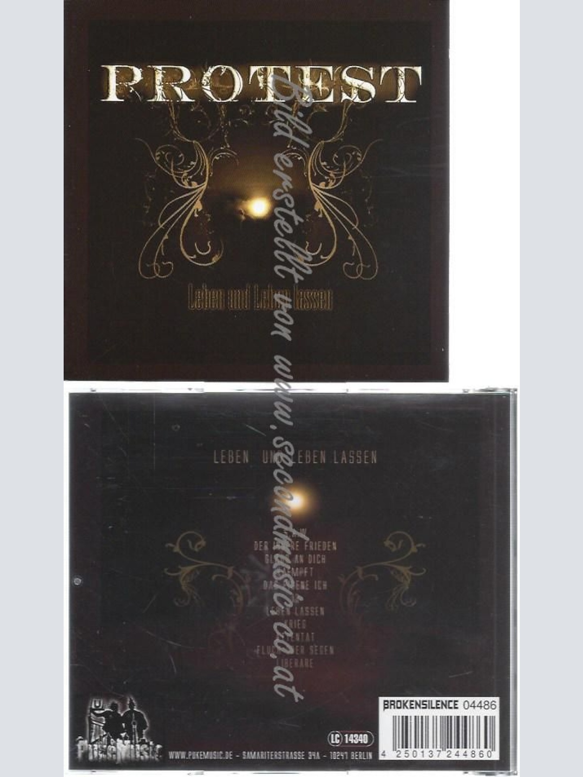 CD--PROTEST--LEBEN UND LEBEN LASSEN