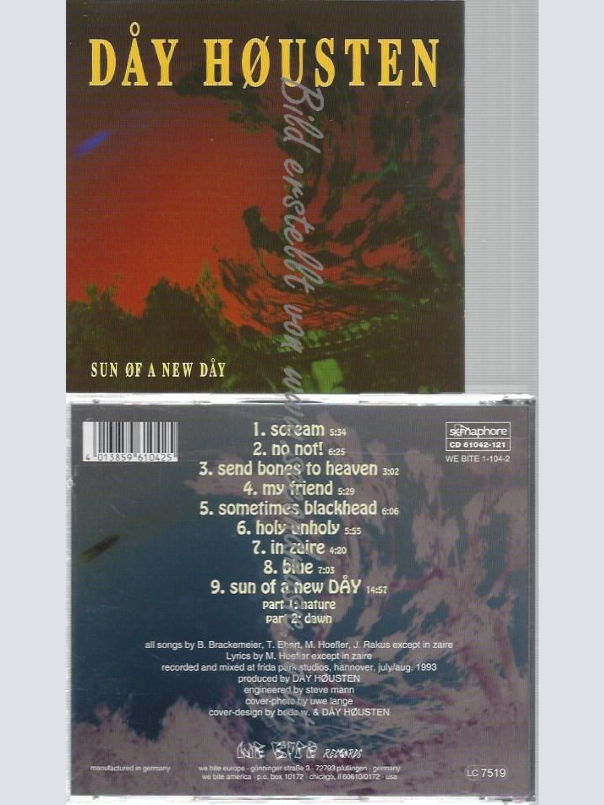 CD--DAY HOUSTON--SUN OF A NEW DAY