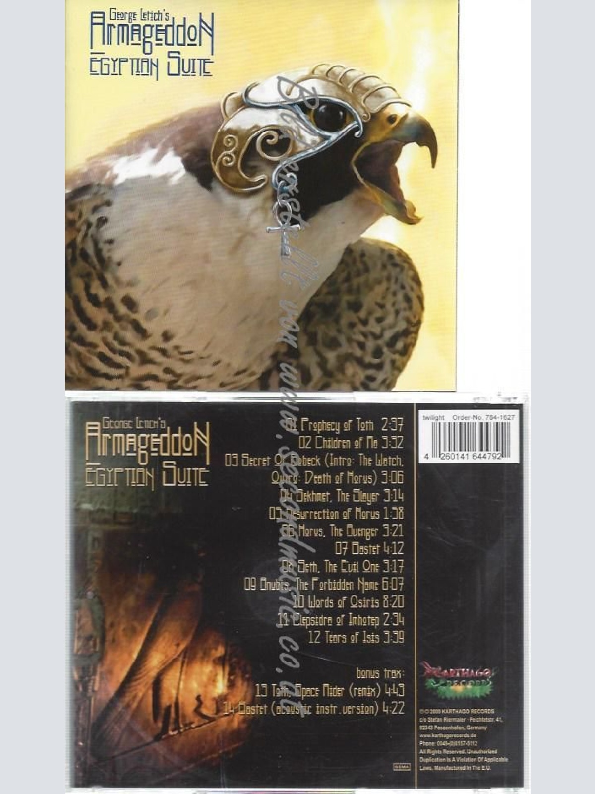 CD--ARMAGEDDON--EGYPTIAN SUITE