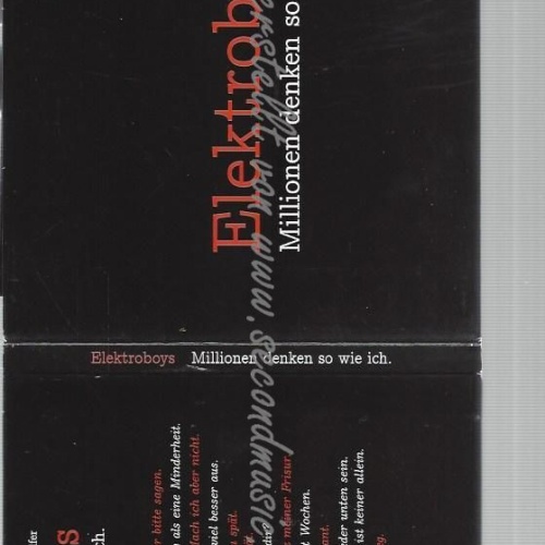 CD--ELEKTROBOYS--MILLIONEN DENKEN SO WIE ICH.