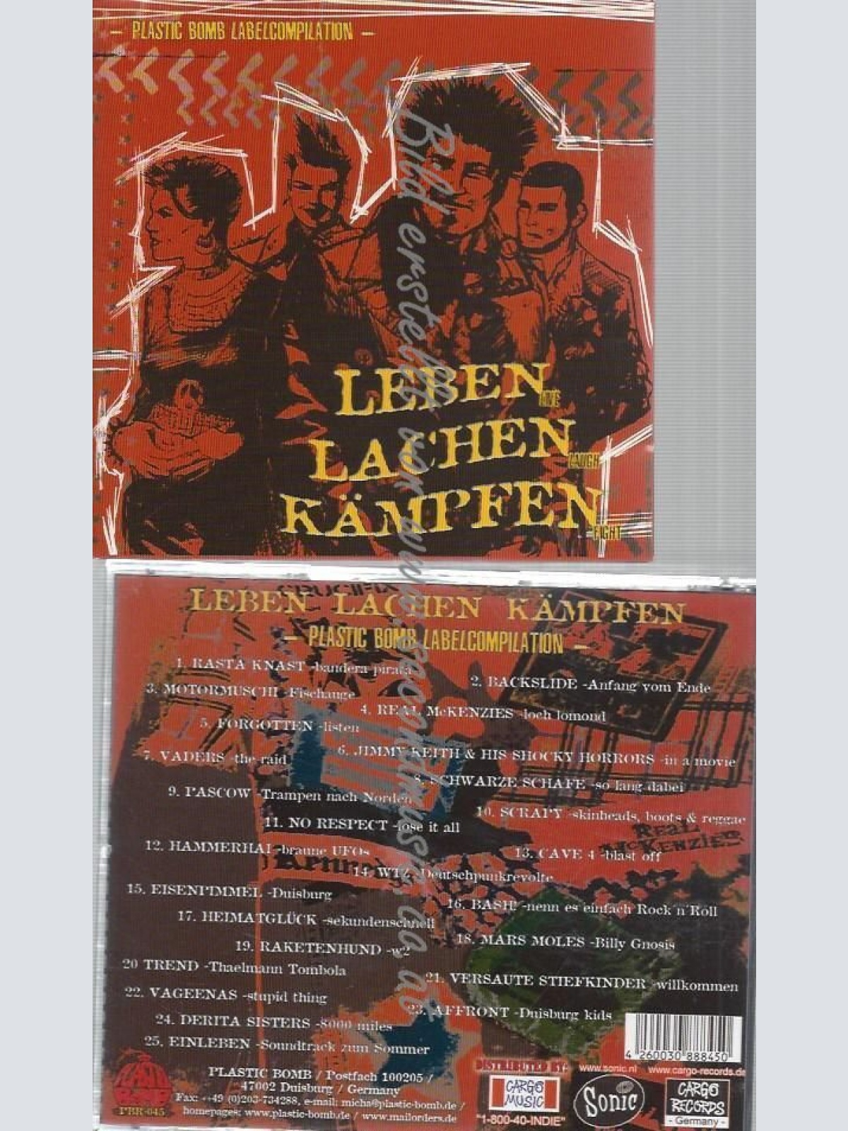 CD--VARIOUS--LEBEN,LACHEN,KÄMPFEN