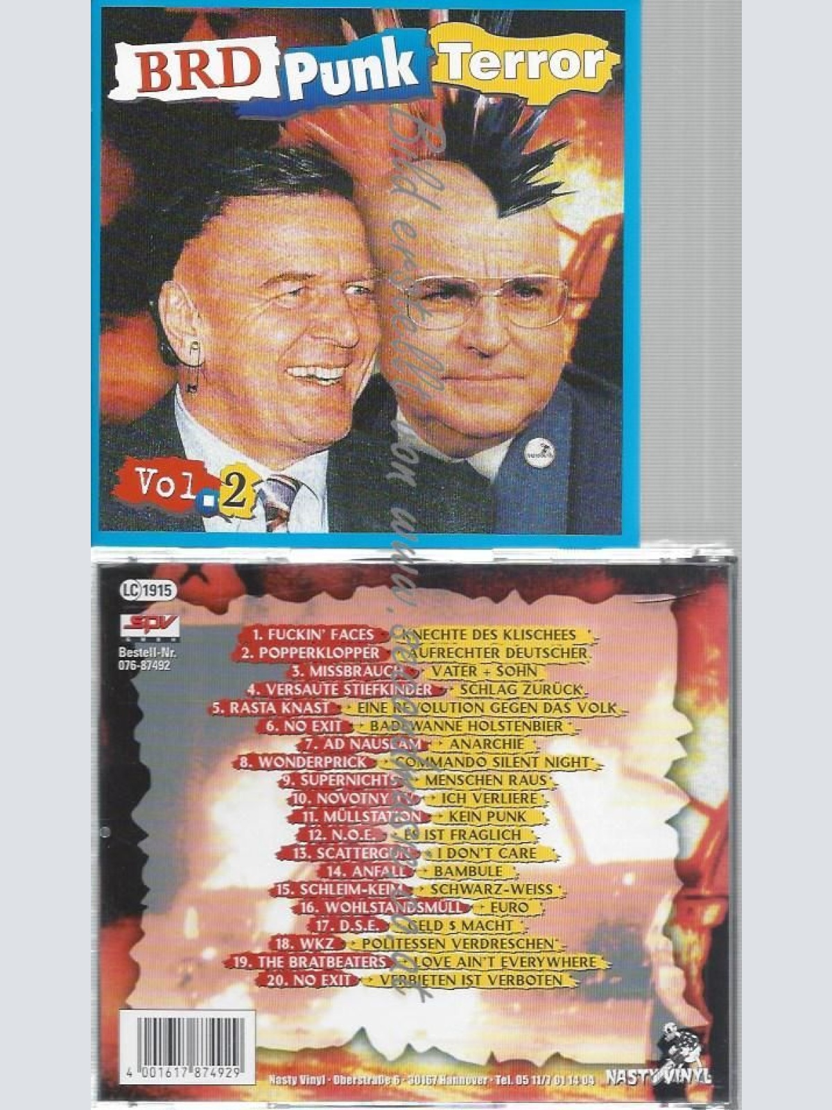 CD--VARIOUS--BRD PUNK TERROR  2