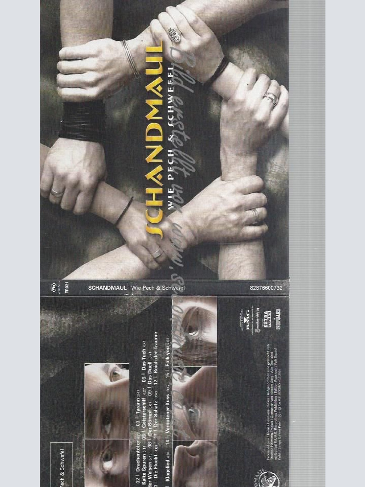 CD--SCHANDMAUL--WIE PECH UND SCHWEFEL