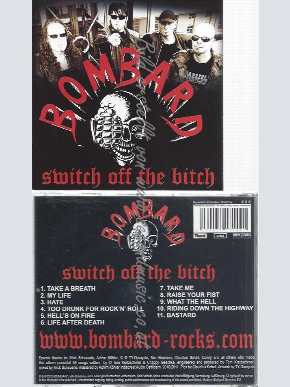 CD--BOMBARD--SWITCH OFF THE BITCH [EXPLICIT]