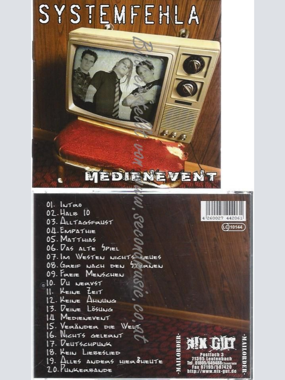 CD--SYSTEMFEHLA--MEDIENEVENT