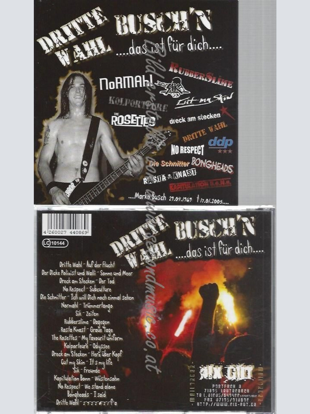 CD--VARIOUS--DAS IST FÜR DICH,BUSCH'N