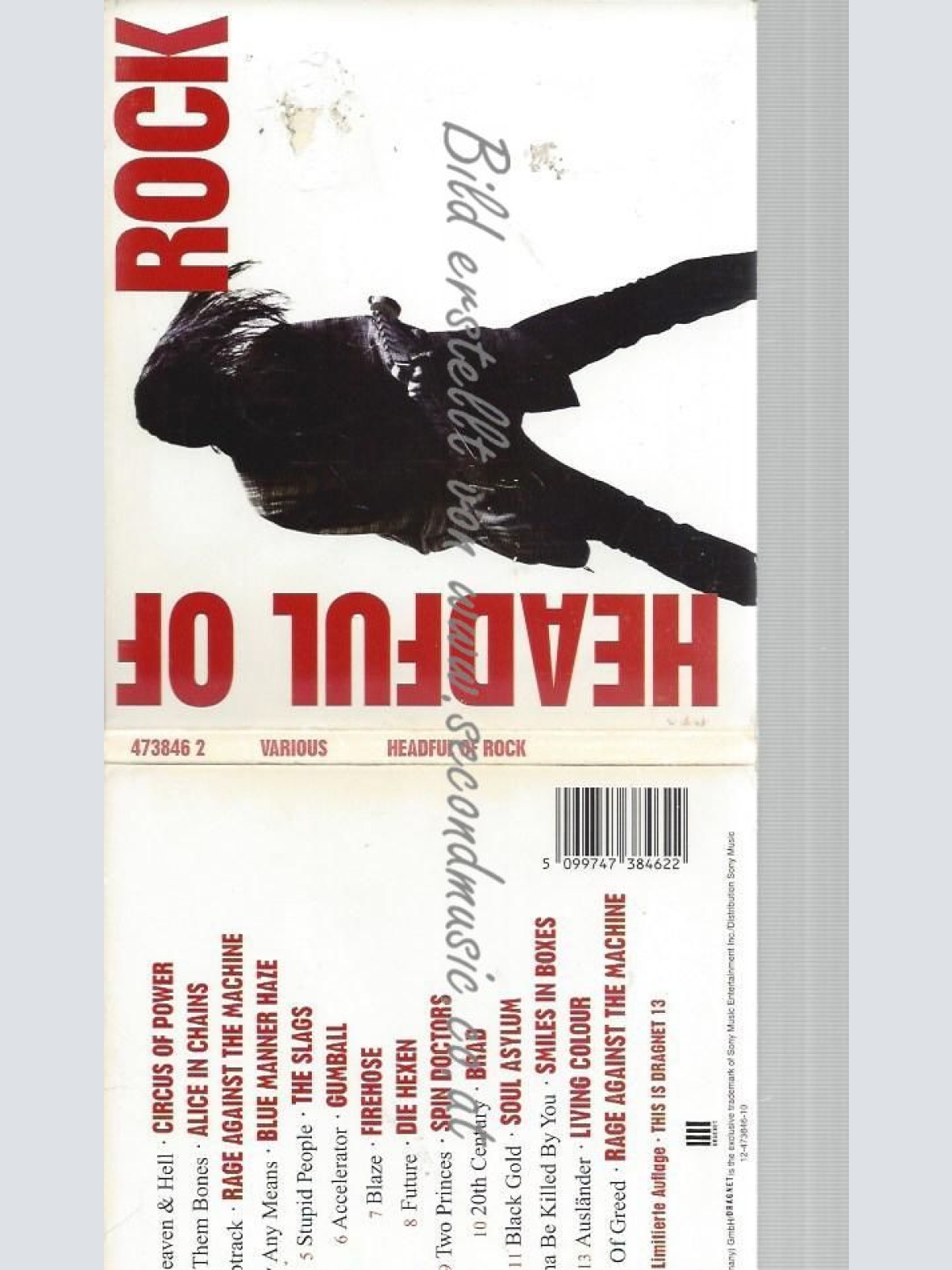 CD--HEADFUL OF ROCK--CIRCUS OF POWER, ALICE IN CHAINS,