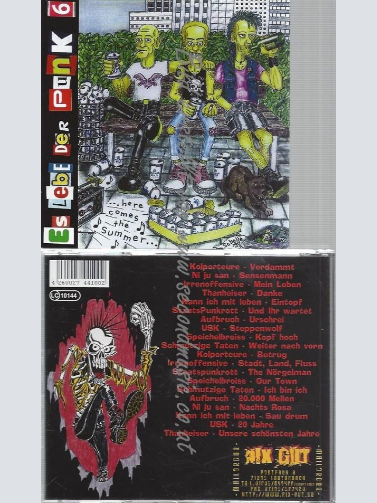 CD--VARIOUS--ES LEBE DER PUNK 6