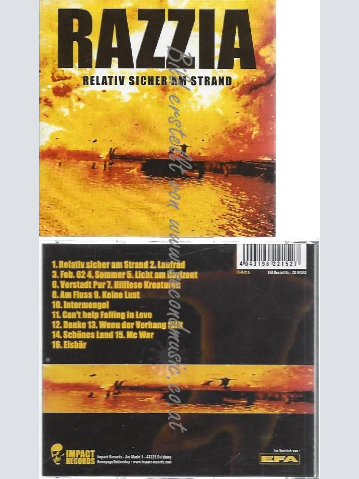 CD--RAZZIA--RELATIV SICHER AM STRAND