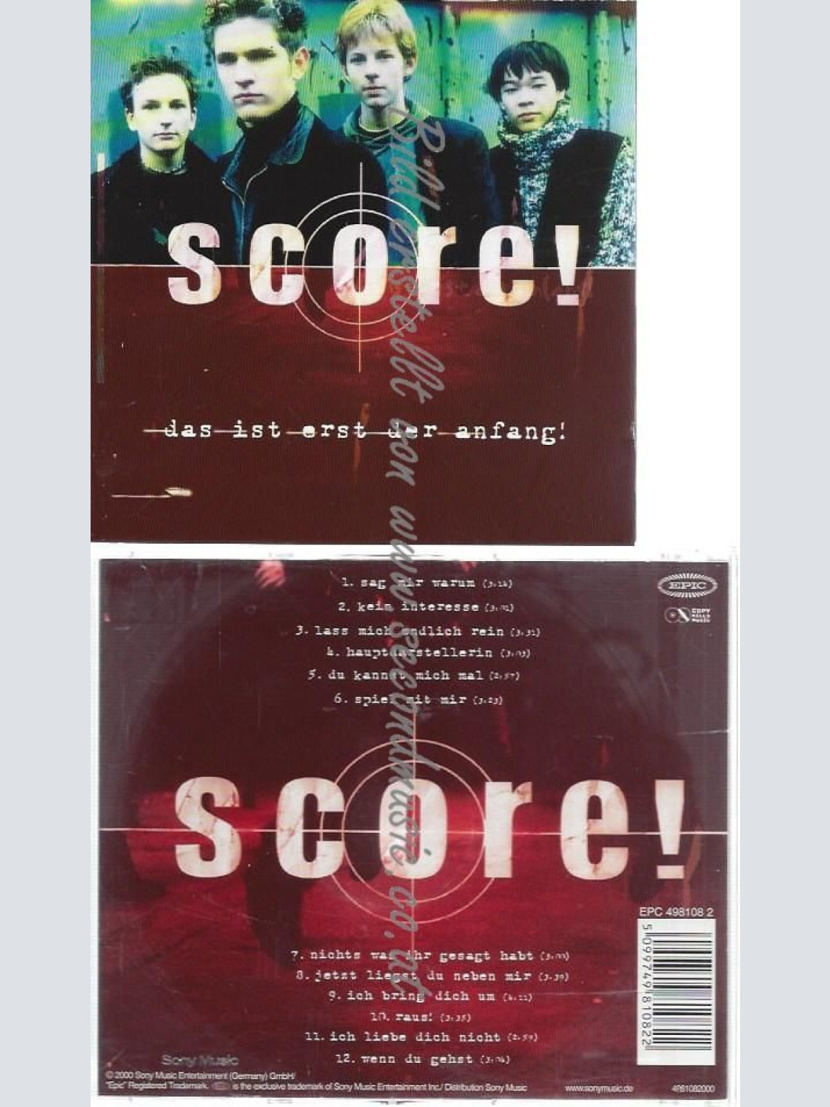 CD--SCORE--DAS IST ERST DER ANFANG