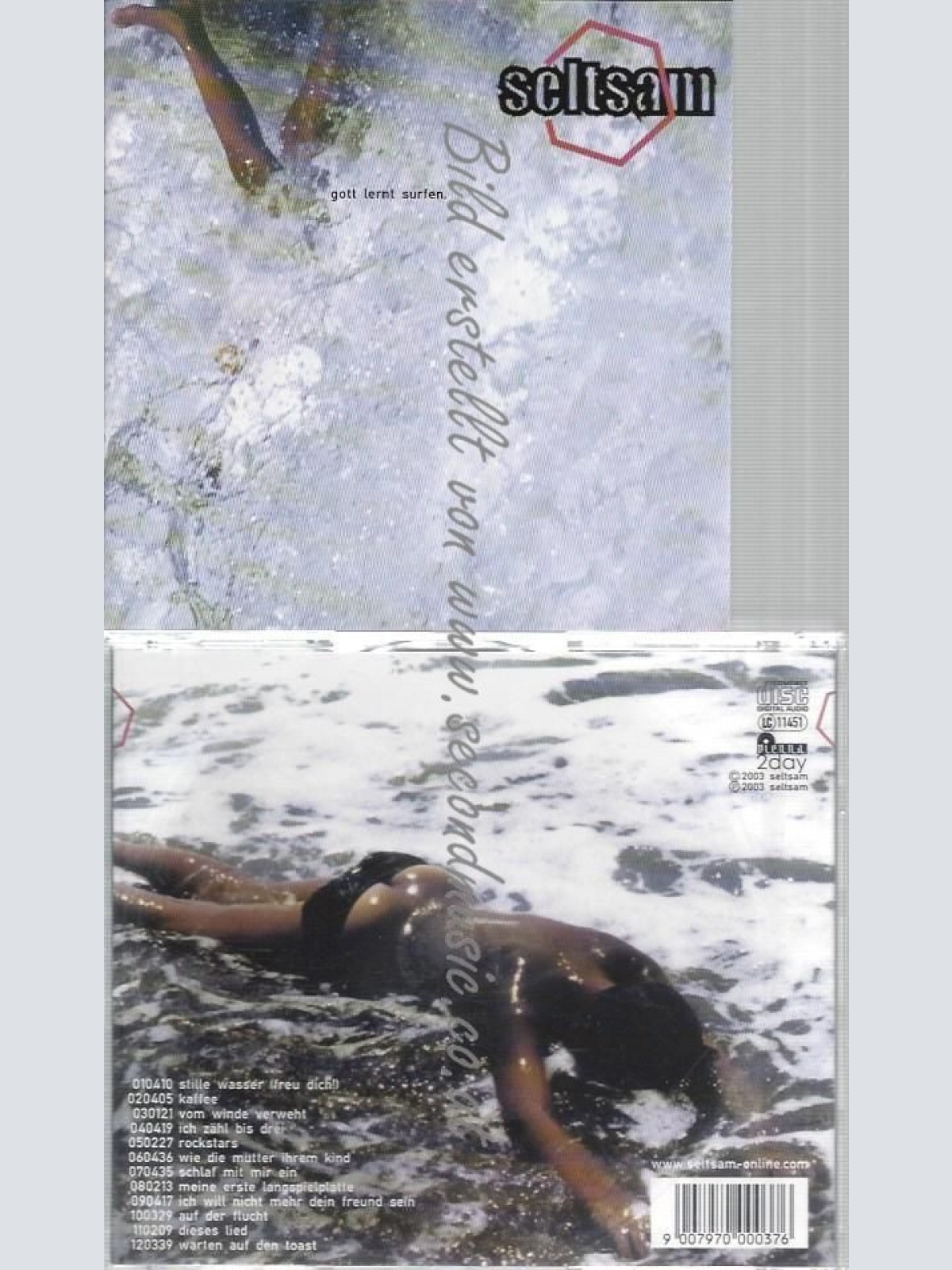 CD--ALEX ANDERS. UND SELTSAM--GOTT LERNT SURFEN. | CD