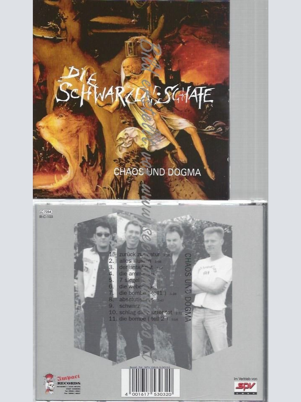 CD--DIE SCHWARZEN SCHAFE--CHAOS UND DOGMA