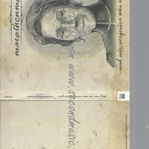 CD--MARATHONMANN--... UND WIR VERGESSEN WAS VOR UNS LIEGT