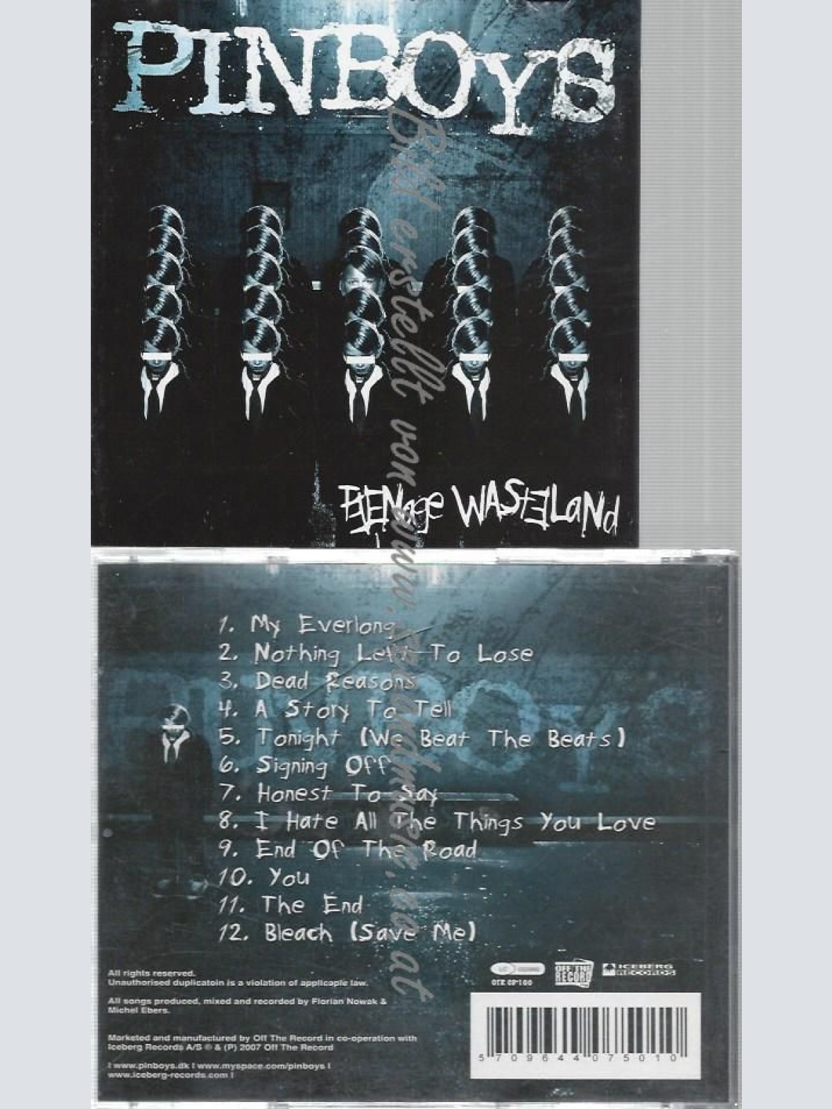 CD--PINBOYS--TEENAGE WASTELAND