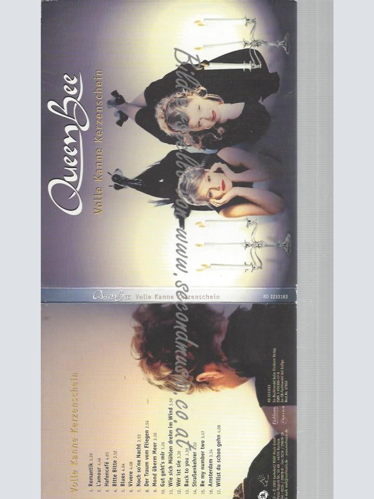 CD--QUEEN BEE--VOLLE KANNE KERZENSCHEIN
