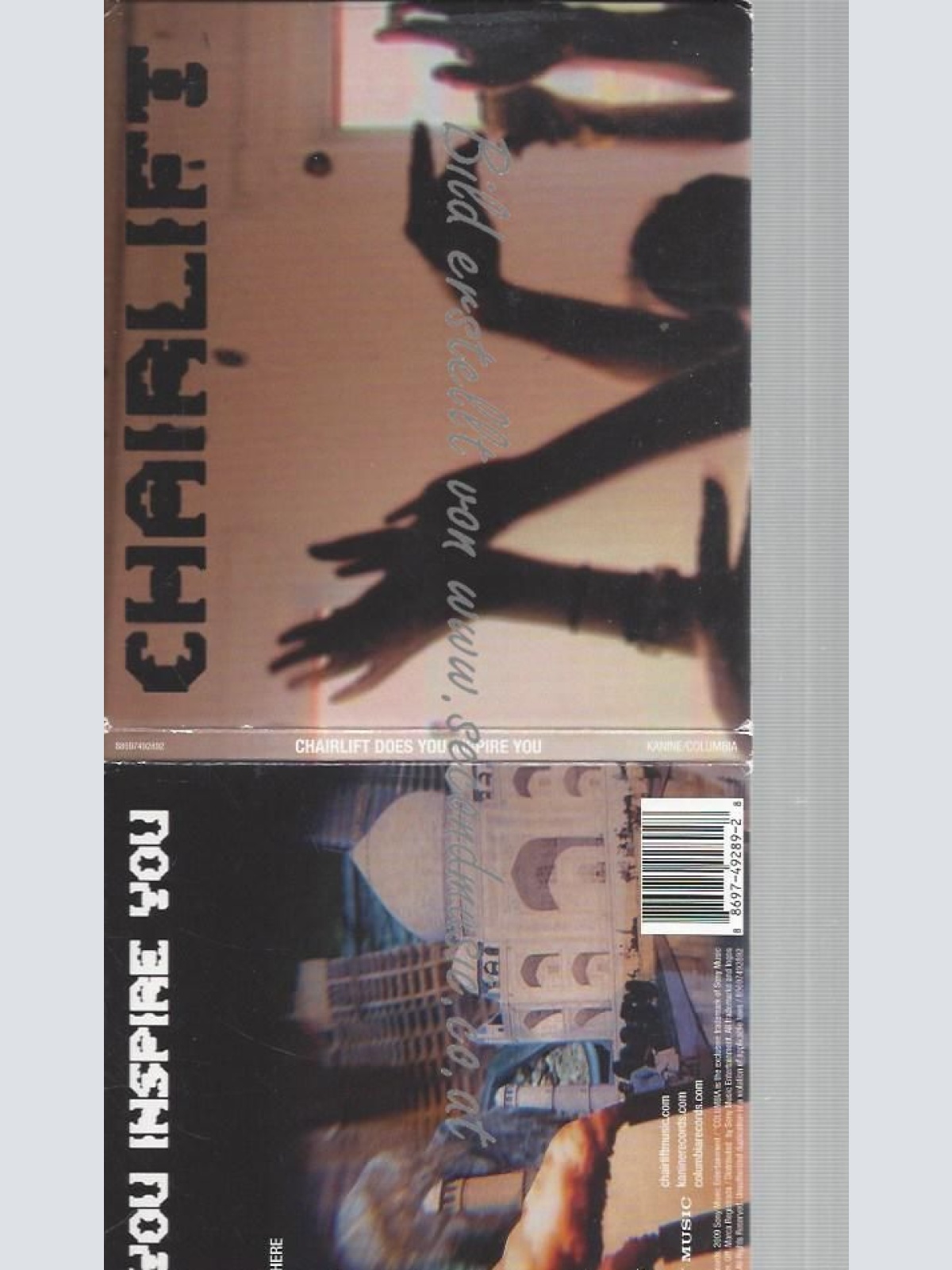CD--CHAIRLIFT--DOES YOU INSPIRE YOU