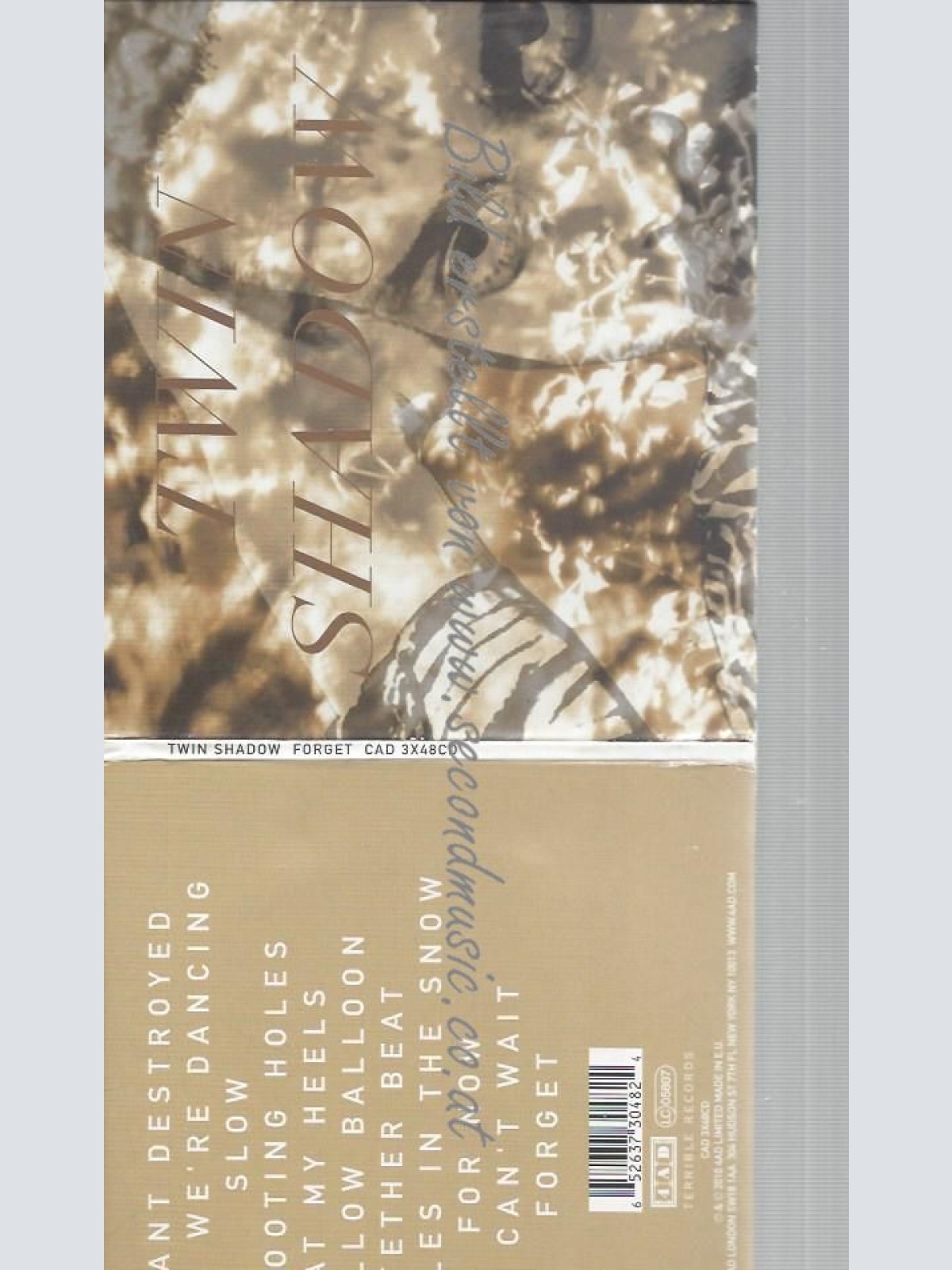 CD--TWIN SHADOW--FORGET