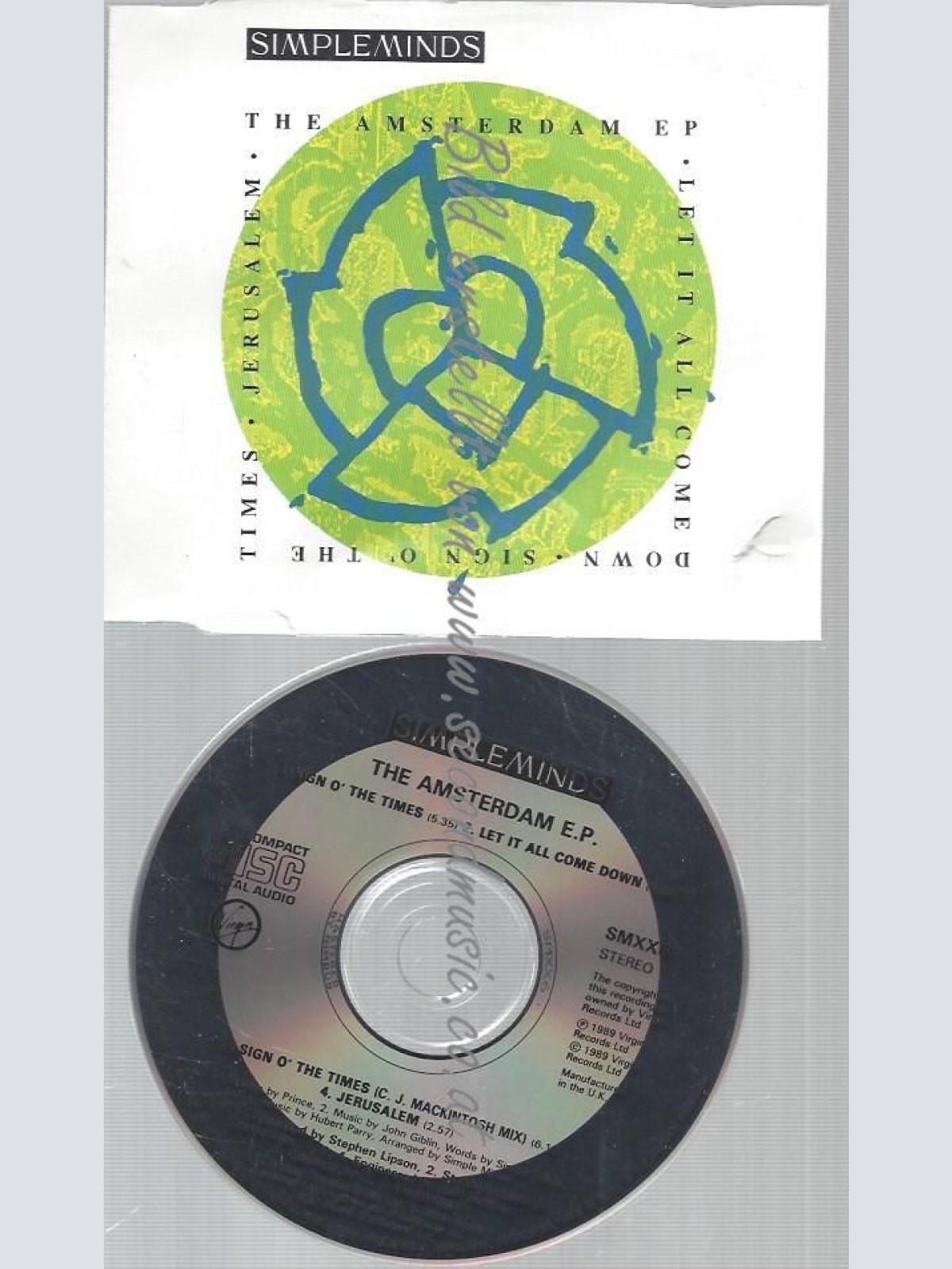 CD--SIMPLE MINDS--AMSTERDAM EP -SIGN O' THE TIMES.., C.J. MACKINTOSH MIX, -