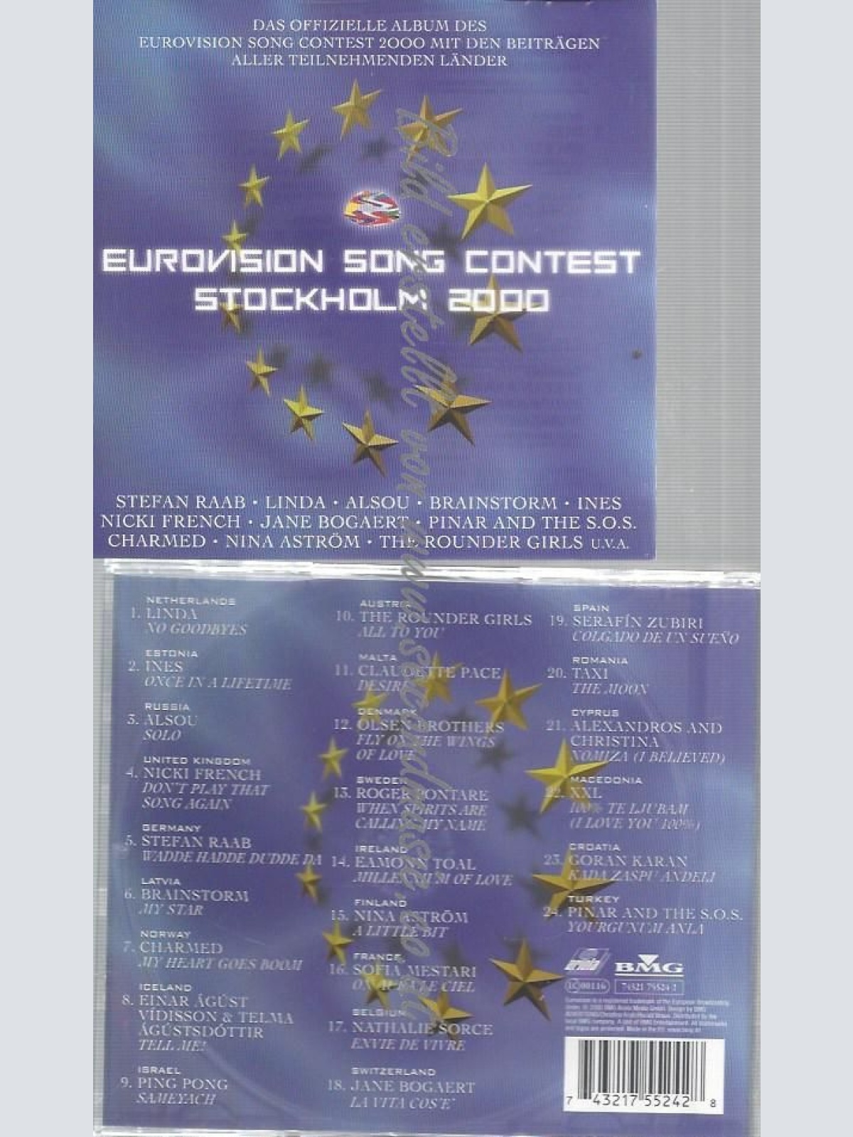 CD--VARIOUS--EUROVISION SONG CONTEST - STOCKHOLM