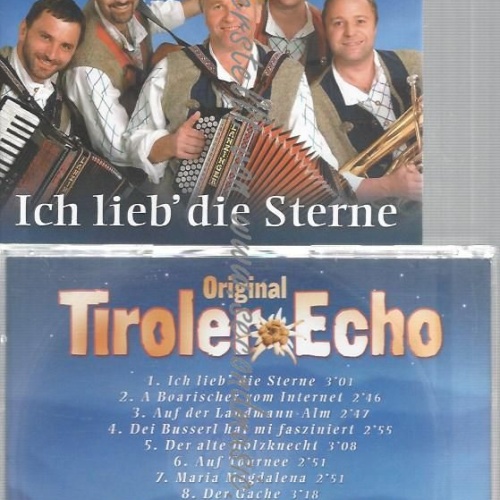 CD--TIROLER ECHO,ORIGINAL--ICH LIEBE DIE STERNE