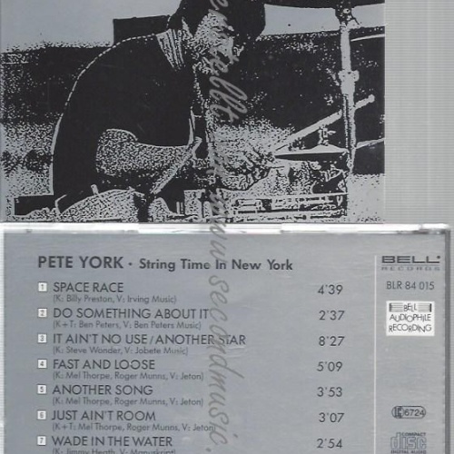 CD--PETE YORK--STRING TIME IN NEW YORK