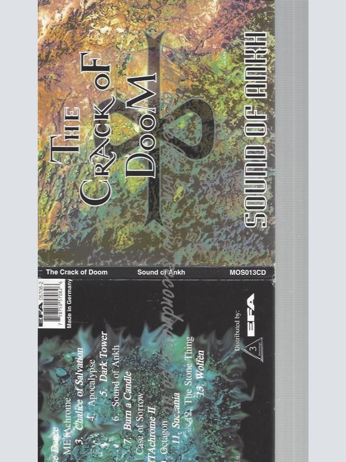 CD--THE CRACK OF DOOM--SOUND OF ANKH