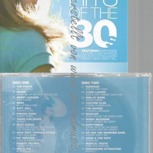 CD--VARIOUS ARTISTS--#1 HITS OF THE 80'S