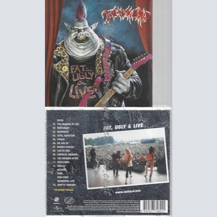 CD--TANKARD--FAT, UGLY & LIVE