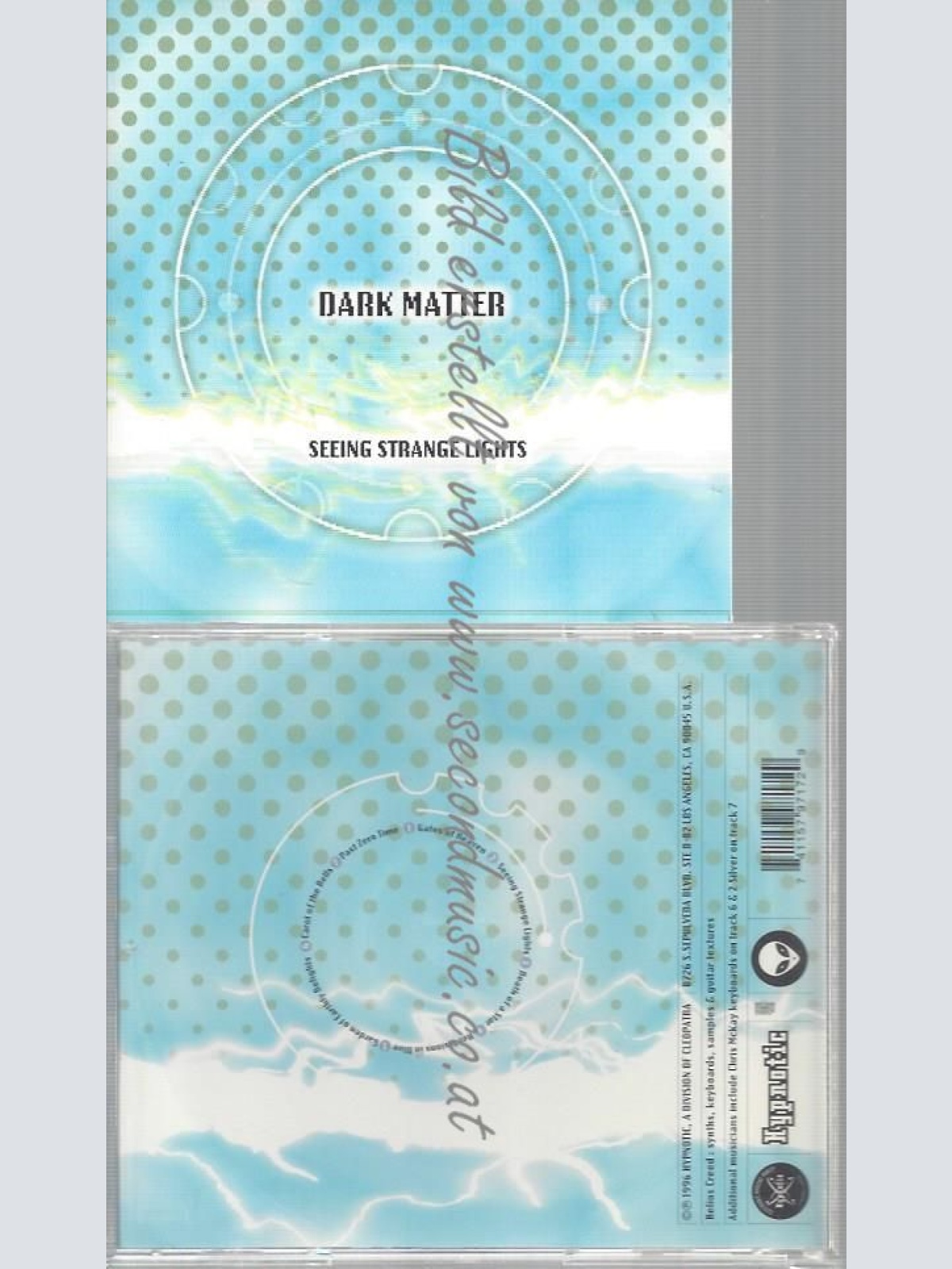 CD--DARK MATTER--SEEING STRANGE LIGHTS