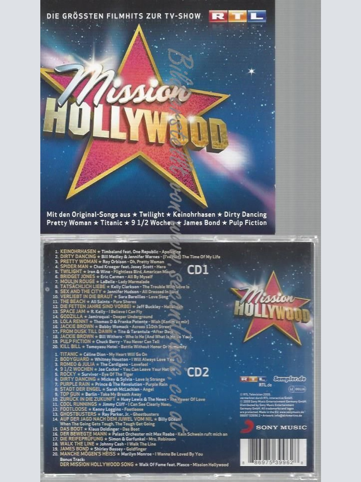 CD--VARIOUS--MISSION HOLLYWOOD - DIE GRÖßTEN FILMHITS ZUR TV-SERIE