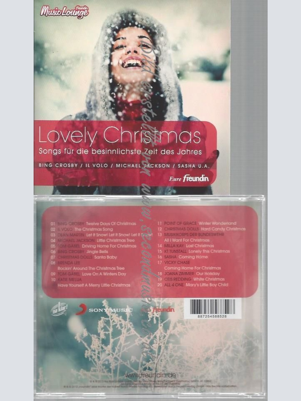 CD--VARIOUS--LOVELY CHRISTMAS -FREUNDIN MUSICLOUNGE-