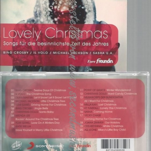 CD--VARIOUS--LOVELY CHRISTMAS -FREUNDIN MUSICLOUNGE-