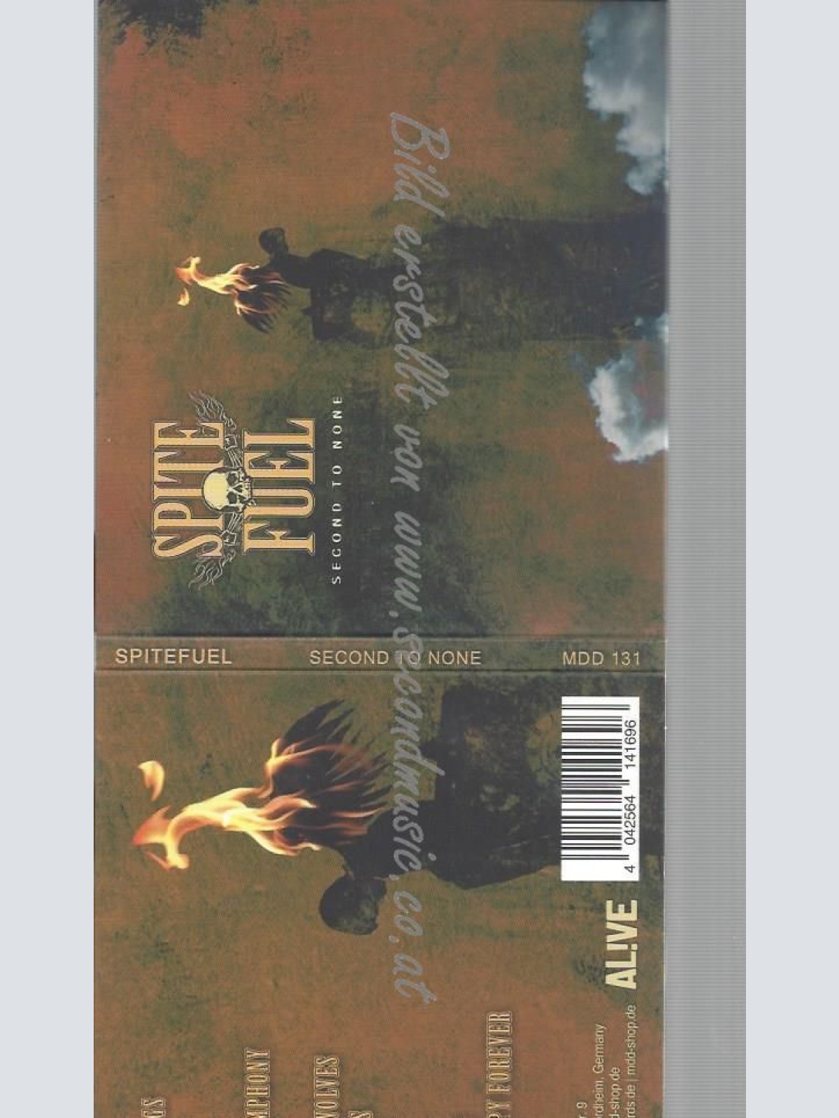 CD--SPITEFUEL--SECOND TO NONE